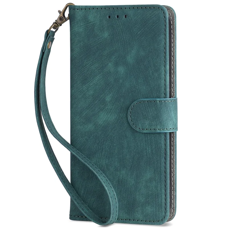 For TCL 50 SE Case RFID Blocking Wallet PU Leather Stand Phone Cover - Green