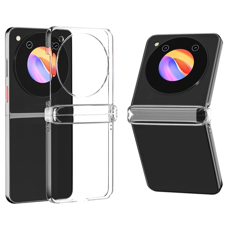 Für ZTE nubia Flip 5G Case Hard PC Anti-Scratch Transparent Phone Cover