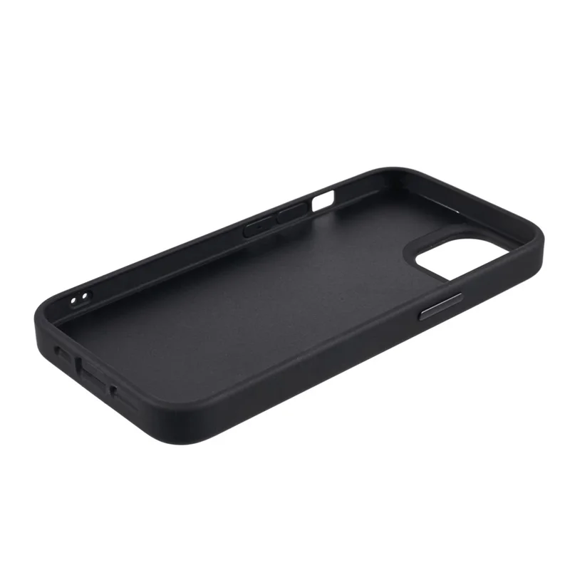 Inkzone Für Iphone 15 Hülle PC+TPU 4-farben E Tintenkoffer Smart Photo Heck Projektion DIY Telefonabdeckung - Schwarz