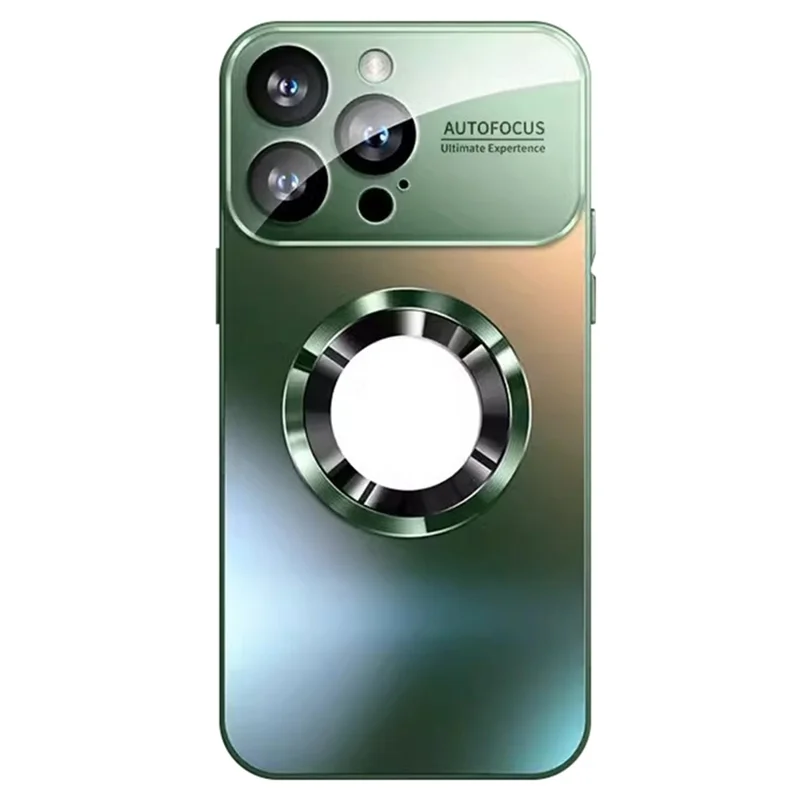 For iPhone 12 Pro Case Compatible with MagSafe Slim PC Phone Shell - Dark Green