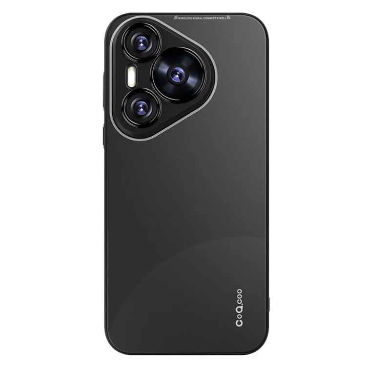 Q.COO Pour Huawei Pura 70 Étui TPU Contraste Couleur Skin-Touch Cover de Téléphone - Noir
