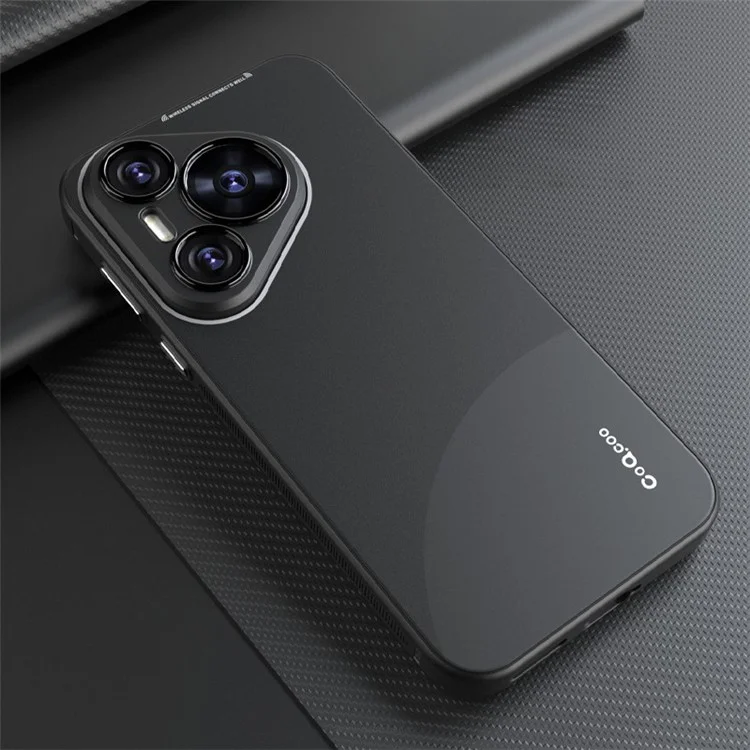 Q.COO Pour Huawei Pura 70 Étui TPU Contraste Couleur Skin-Touch Cover de Téléphone - Noir