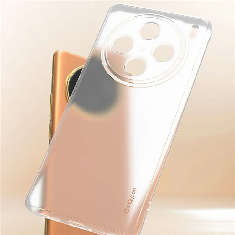 Q.COO Per vivo X100 5G Case Drop Protection Protective TPU Back Shell - Trasparente