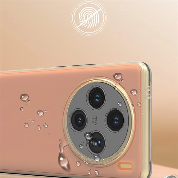 Q.COO Per vivo X100 5G Case Drop Protection Protective TPU Back Shell - Trasparente