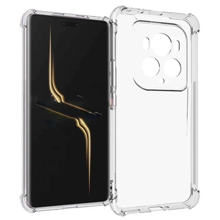 Funda de teléfono móvil For Honor Magic6 Ultimate 5G Transparente Cuatro Esquinas Bolsa de Aire Antideslizante Cubierta de TPU