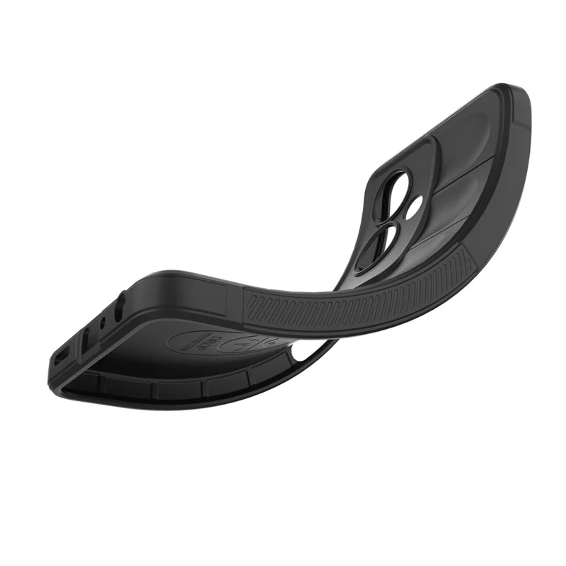 Soft TPU Case for Oppo A79 5G / A2 5G Shock Absorbing Phone Back Cover - Dark Grey