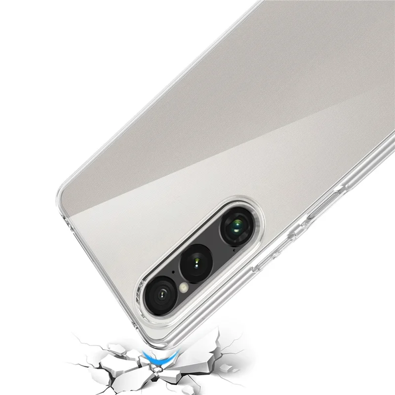 For Sony Xperia 1 VI Case Soft TPU Transparent Protective Phone Cover
