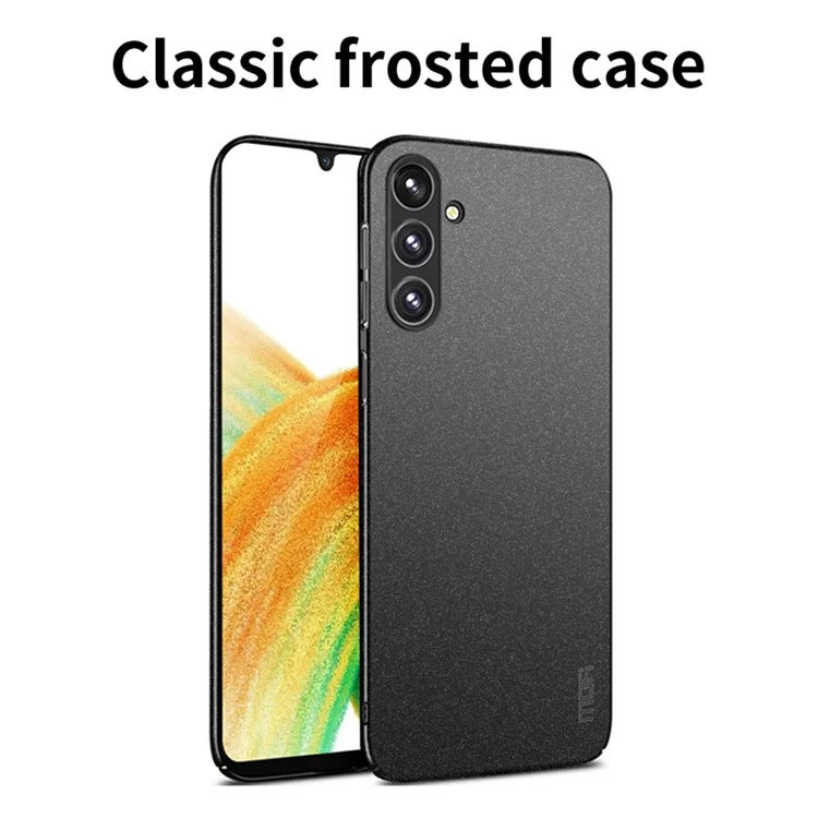 MOFI Shield Matte Series per Samsung Galaxy A35 5G Custodia Rigida PC Protezione da Caduta - Nero