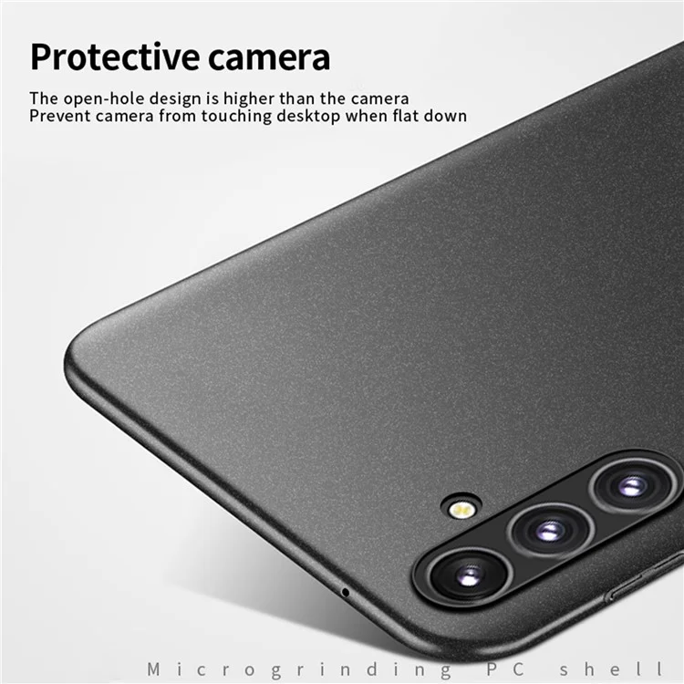 MOFI Shield Matte Series per Samsung Galaxy A35 5G Custodia Rigida PC Protezione da Caduta - Nero