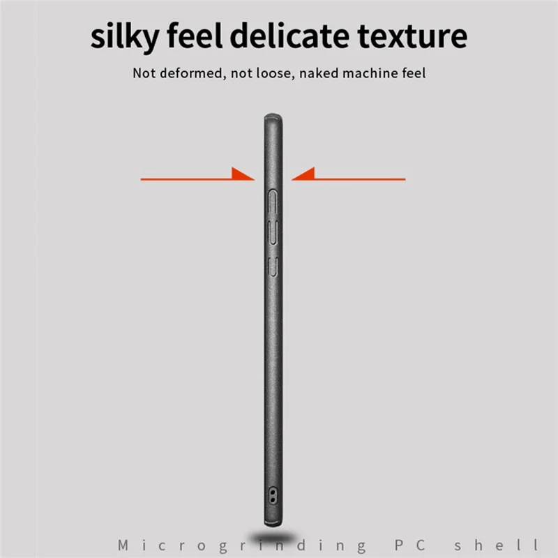 MOFI Shield Matte Series for Samsung Galaxy A55 5G Case Scratch-proof PC Phone Back Cover - Grey