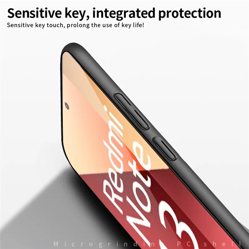 Étui MOFI JK PC Series-1 pour Xiaomi Redmi Note 13 Pro 4G / Poco M6 Pro 4G - Coque de protection anti-rayures en PC - Rouge