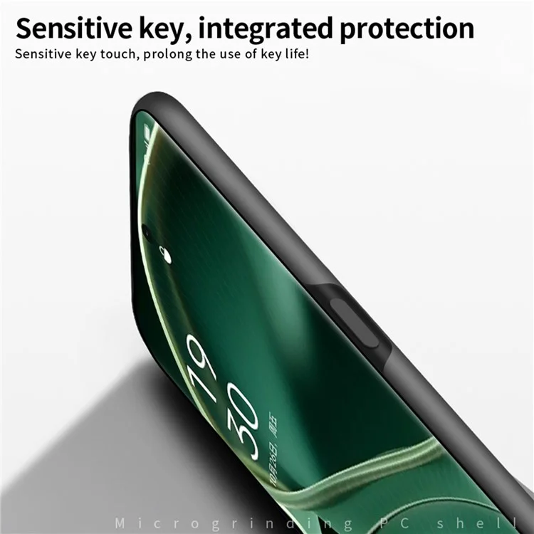 MOFI JK Série PC-1 Escudo Para Oppo Find X6 Pro Caso de Telefone Capa PC Ultra-Fina à Prova de Choque - Preto 