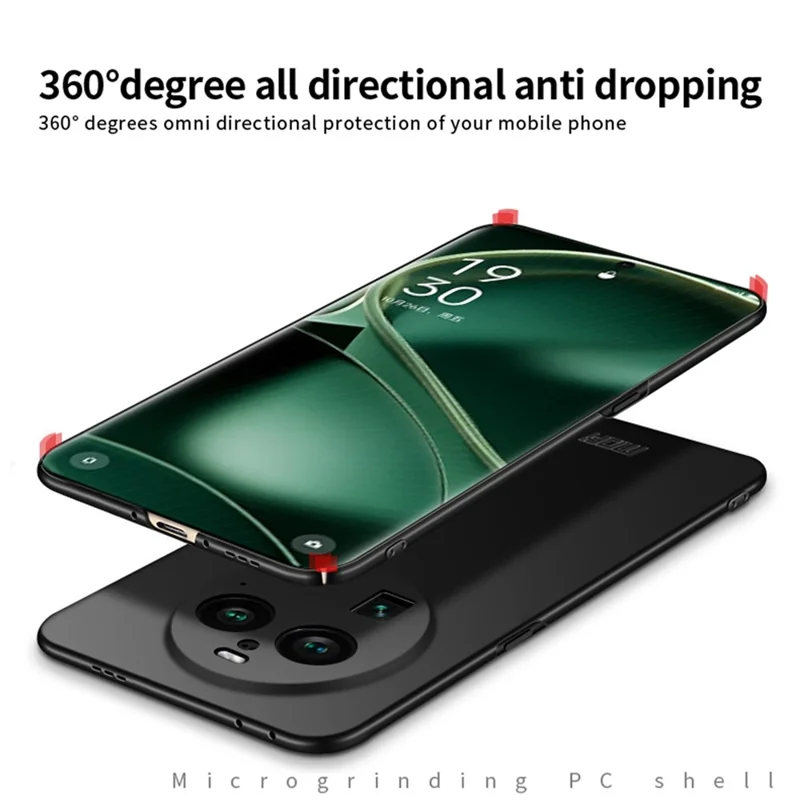 MOFI JK PC Series-1 Shield For Oppo Find X6 Pro Cell Phone Case Ultra-slim Shockproof PC Cover - Blue