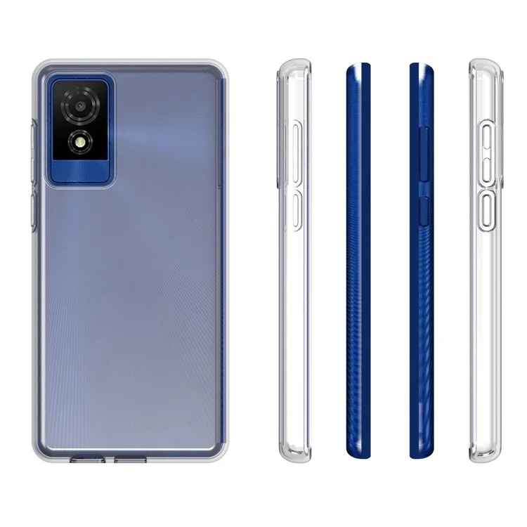 Per TCL 501 Case Slim Fit Big Lens Hole Shockproof Flexible TPU Phone Cover