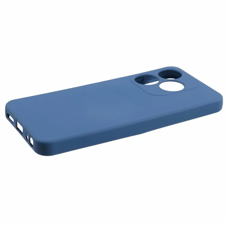Für TECNO Spark 10C 4G Kratzfeste Handy-Cover TPU 2,0 mm Bogenrand Handy-Hülle - Blau