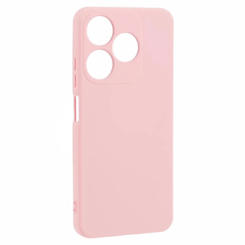 For TECNO Spark 10C 4G Anti-Scratch Phone Cover TPU 2.0mm Arc Edge Cell Phone Case - Pink