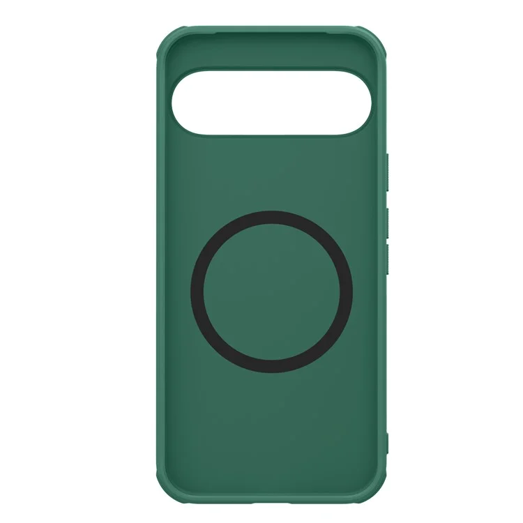 Funda de teléfono NILLKIN Frosted Shield Pro para Google Pixel 9 Pro XL, funda magnética para teléfono móvil, PC+TPU, resistente a golpes, cubierta trasera - Verde