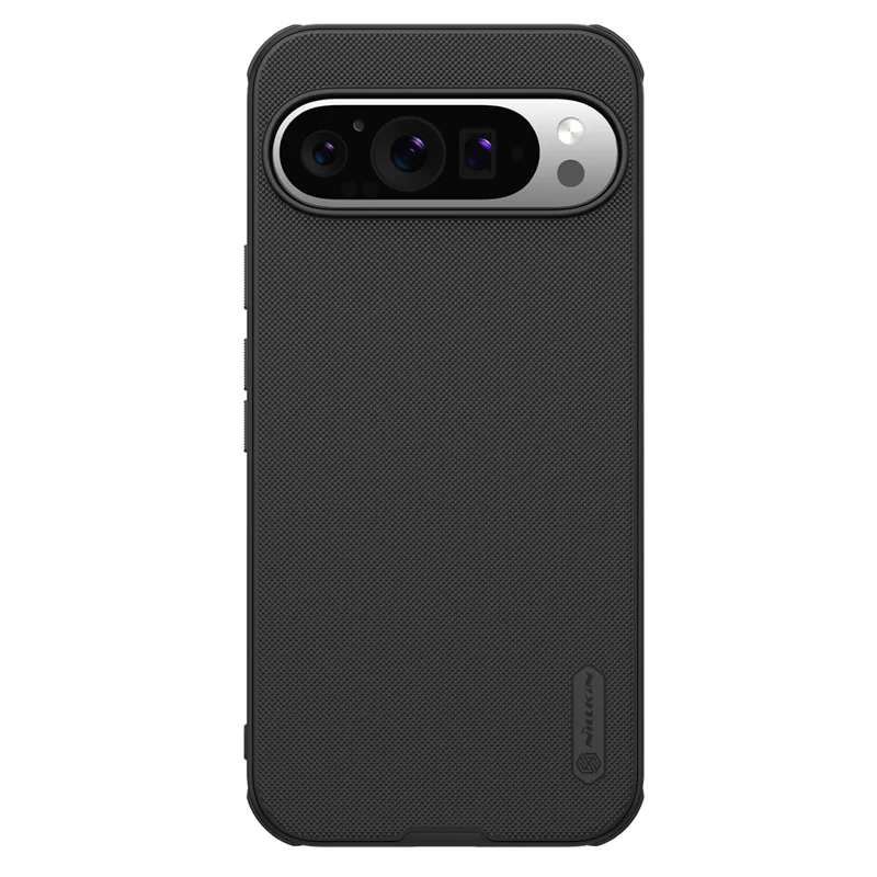 NILLKIN Frosted Shield Pro for Google Pixel 9 Pro XL Magnetic Phone Case PC+TPU Shockproof Back Cover - Black