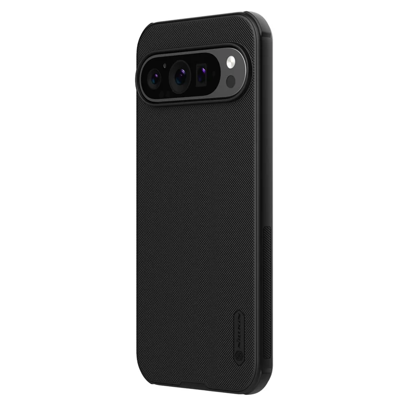 NILLKIN Frosted Shield Pro for Google Pixel 9 Pro XL Magnetic Phone Case PC+TPU Shockproof Back Cover - Black