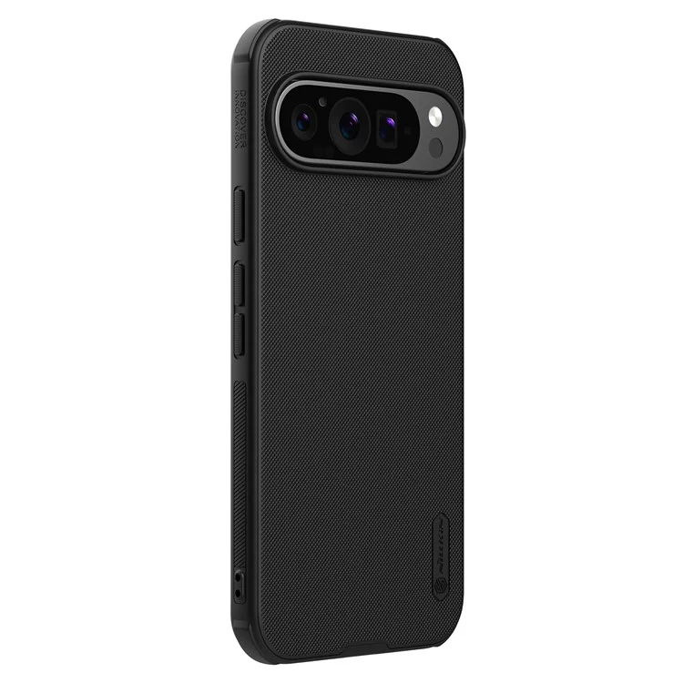 NILLKIN Super Frosted Shield Pro for Google Pixel 9 Pro XL Case Anti-Fingerprint PC+TPU Phone Cover - Black