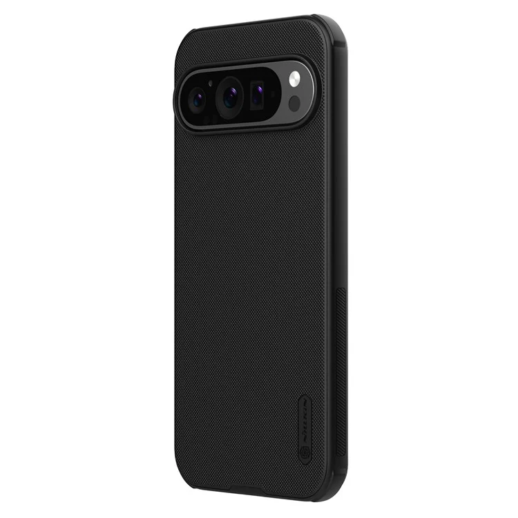 NILLKIN Super Frosted Shield Pro for Google Pixel 9 Pro XL Case Anti-Fingerprint PC+TPU Phone Cover - Black