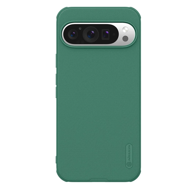 NILLKIN Super Frosted Shield Pro for Google Pixel 9 Pro XL Case Anti-Fingerprint PC+TPU Phone Cover - Green