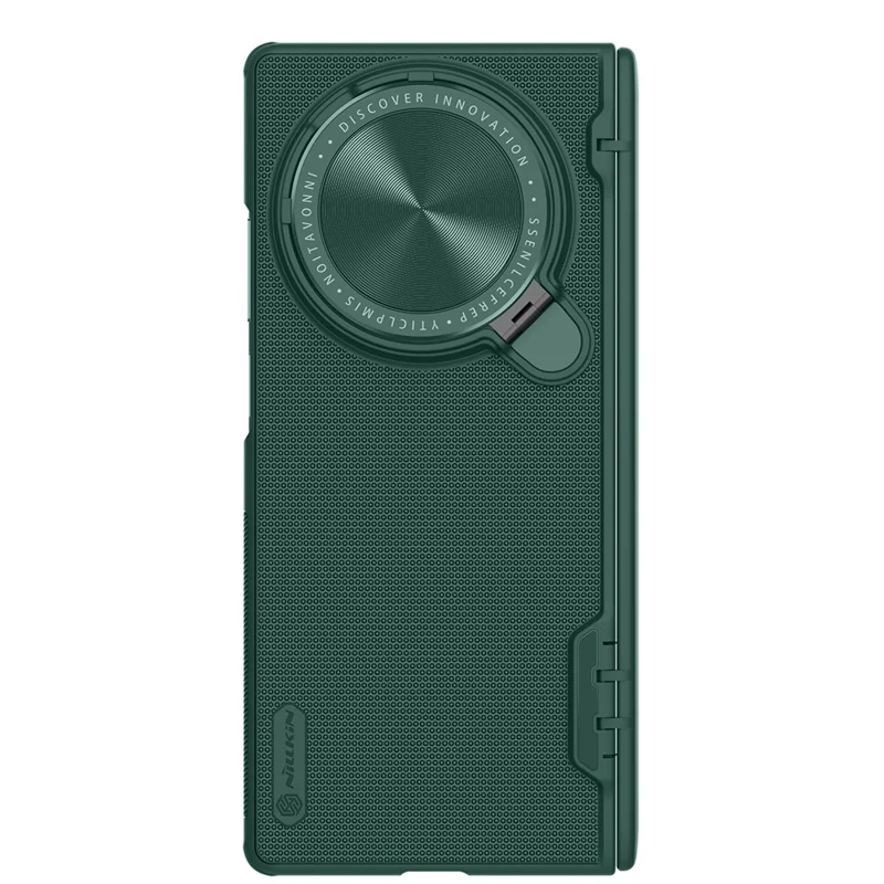 NILLKIN Super Frosted Shield Prop for vivo X Fold3 Kickstand Case Camera Lens Lid Phone Back Cover - Green