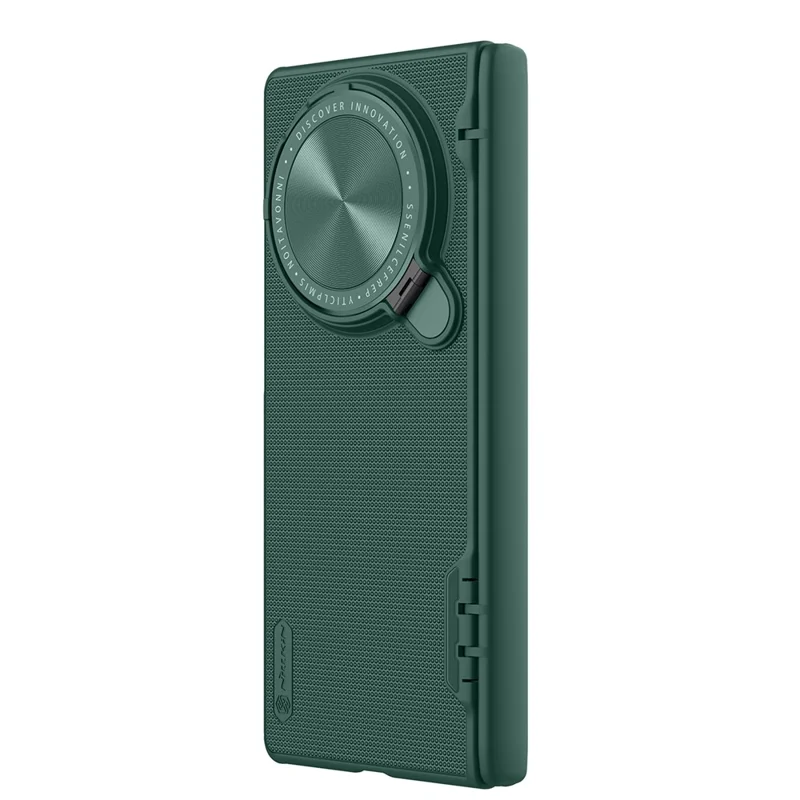 NILLKIN Super Frosted Shield Prop for vivo X Fold3 Kickstand Case Camera Lens Lid Phone Back Cover - Green