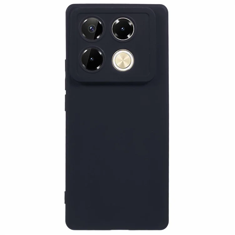 For Infinix Note 40 Pro 4G Case Matte TPU Phone Cover Precise Cutouts - Black