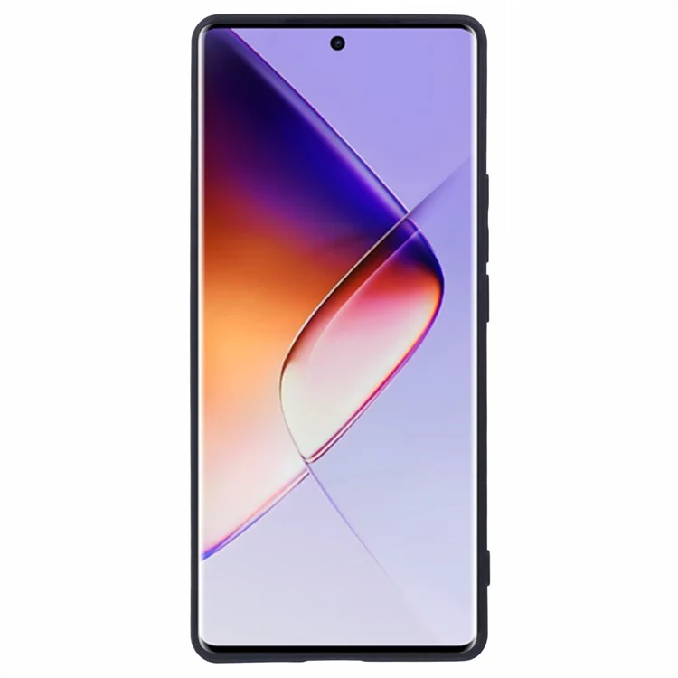 For Infinix Note 40 Pro 4G Case Matte TPU Phone Cover Precise Cutouts - Black