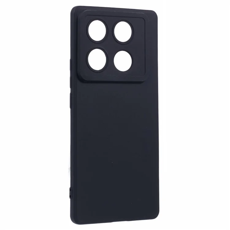 For Infinix Note 40 Pro 4G Case Matte TPU Phone Cover Precise Cutouts - Black