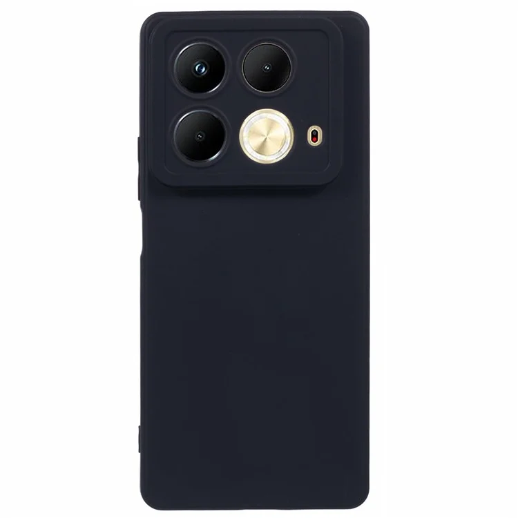 For Infinix Note 40 TPU Case Matte Phone Cover Precise Cutouts Lens Protection - Black