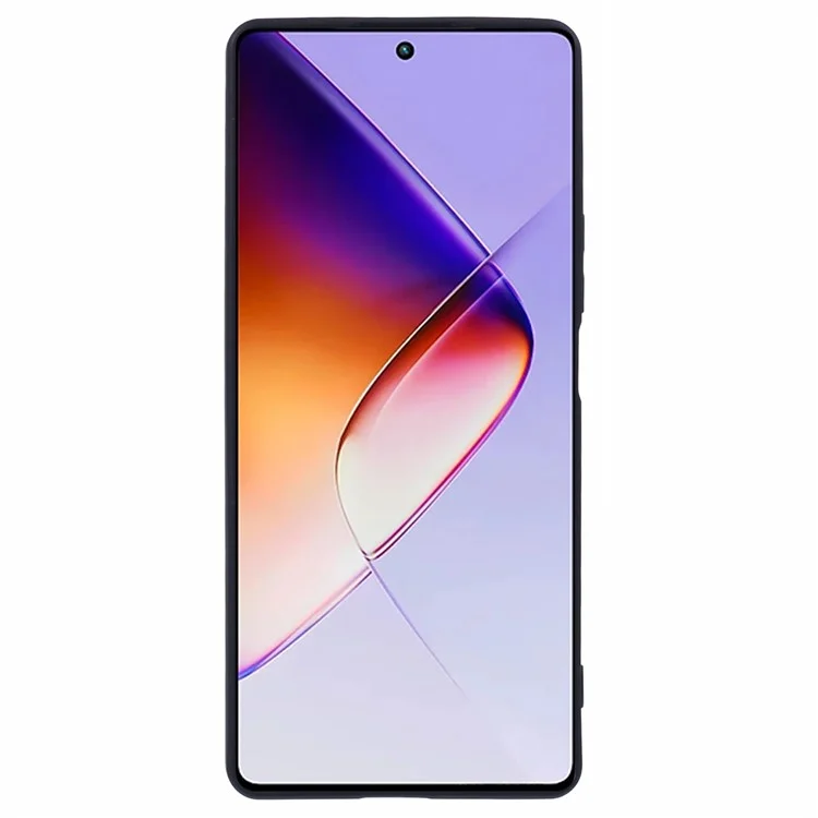 For Infinix Note 40 TPU Case Matte Phone Cover Precise Cutouts Lens Protection - Black