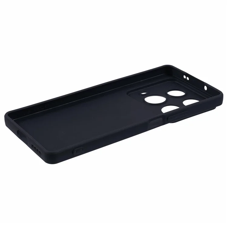 For Infinix Note 40 TPU Case Matte Phone Cover Precise Cutouts Lens Protection - Black
