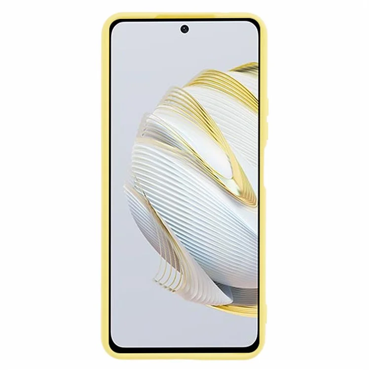 Für Huawei nova 10 SE 4G Hülle Arc Edge 2.0mm TPU Seidig Soft Touch Handyhülle - Gelb