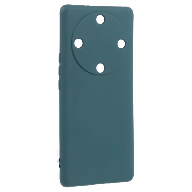 Phone Case for Honor X9a 5G Flexible TPU 2.0mm Arc Edge Phone Back Cover - Midnight Green