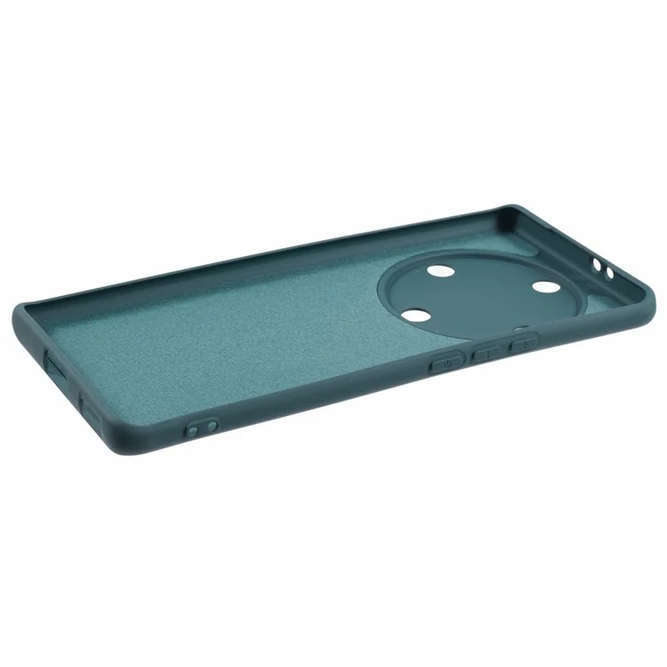 Phone Case for Honor X9a 5G Flexible TPU 2.0mm Arc Edge Phone Back Cover - Midnight Green