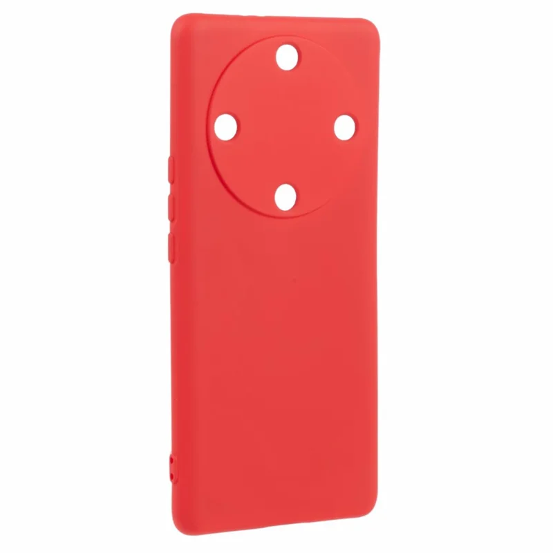 Phone Case for Honor X9a 5G Flexible TPU 2.0mm Arc Edge Phone Back Cover - Red