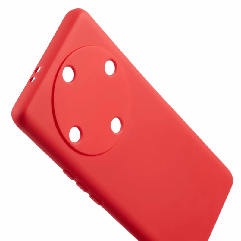 Phone Case for Honor X9a 5G Flexible TPU 2.0mm Arc Edge Phone Back Cover - Red