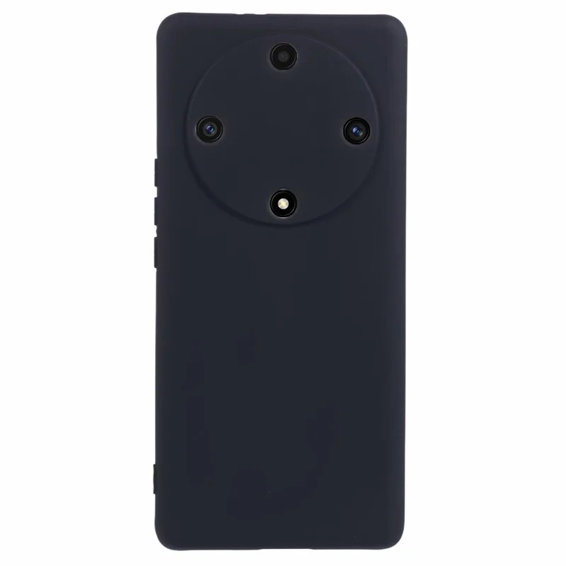 Phone Case for Honor X9a 5G Flexible TPU 2.0mm Arc Edge Phone Back Cover - Black