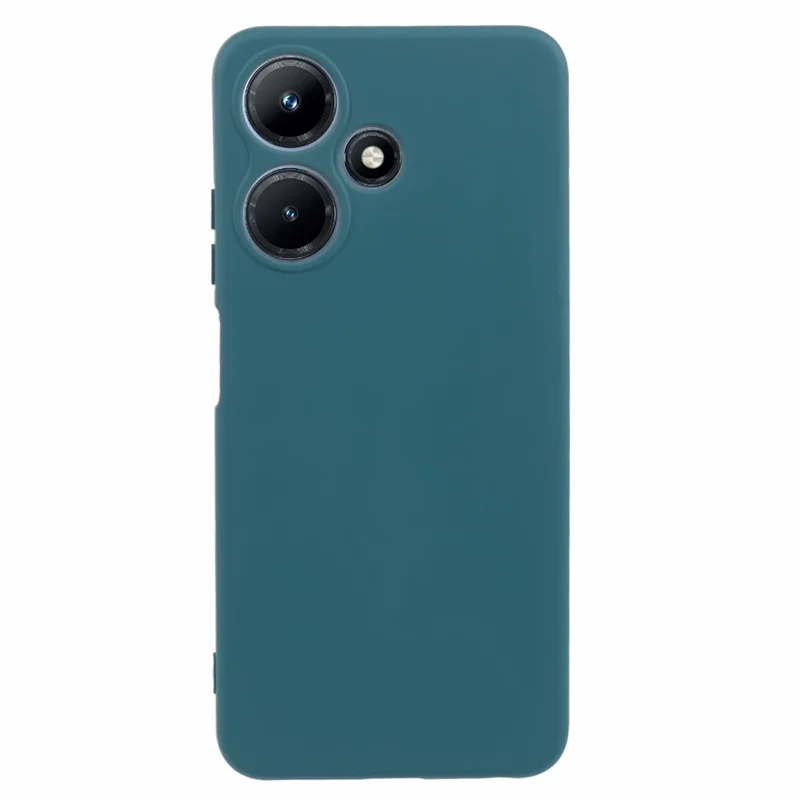For Infinix Hot 30i Case Liquid Silicone 2.0mm Arc Edge TPU Phone Cover - Midnight Green