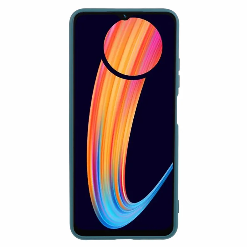 For Infinix Hot 30i Case Liquid Silicone 2.0mm Arc Edge TPU Phone Cover - Midnight Green