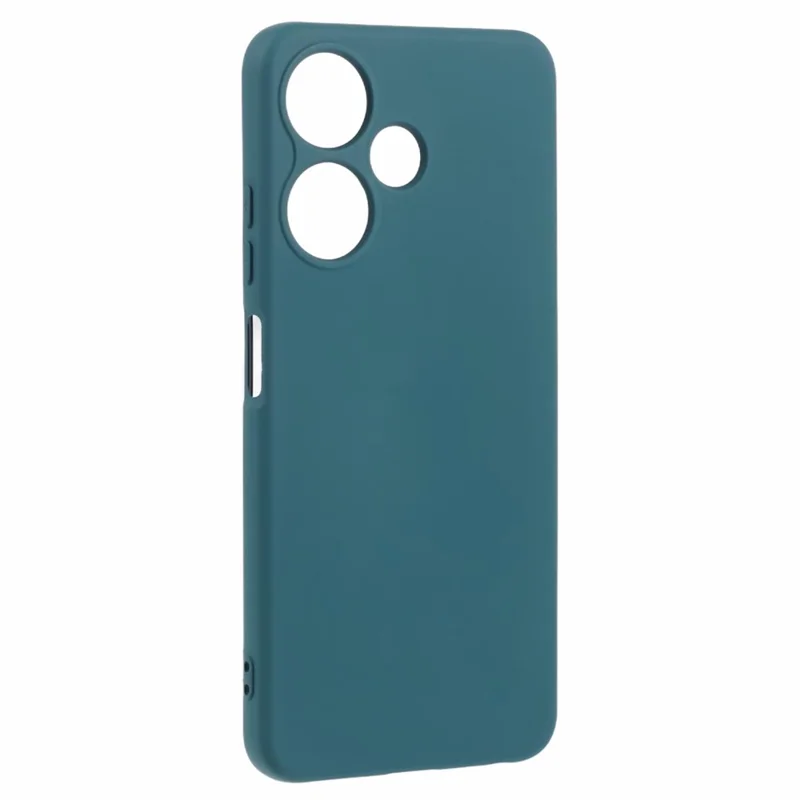 For Infinix Hot 30i Case Liquid Silicone 2.0mm Arc Edge TPU Phone Cover - Midnight Green