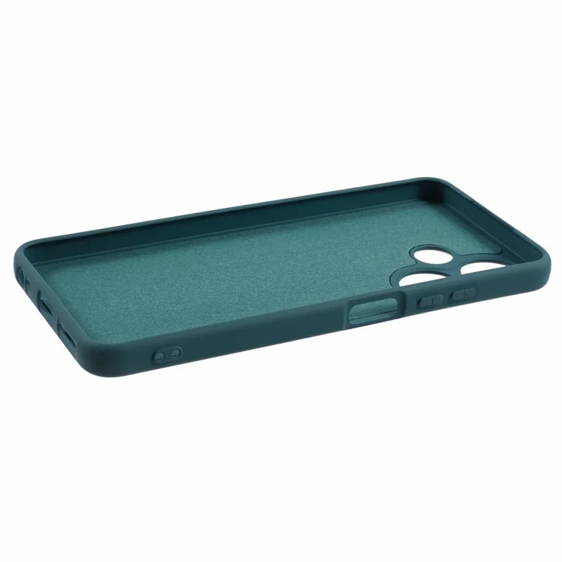 For Infinix Hot 30i Case Liquid Silicone 2.0mm Arc Edge TPU Phone Cover - Midnight Green