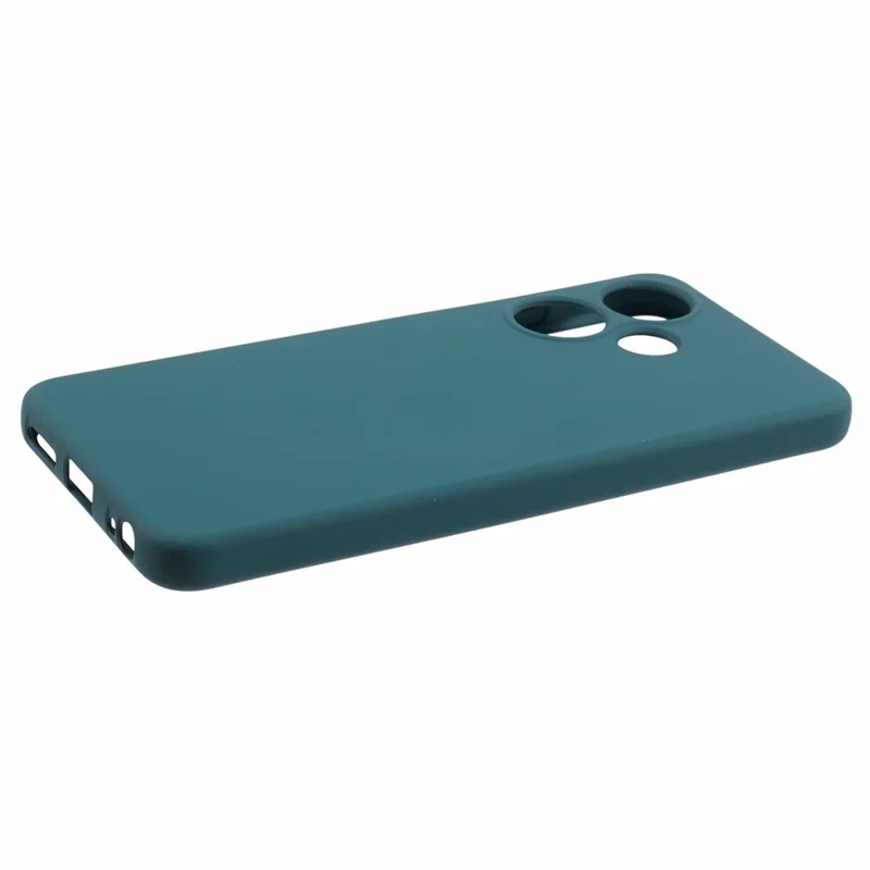 For Infinix Hot 30i Case Liquid Silicone 2.0mm Arc Edge TPU Phone Cover - Midnight Green