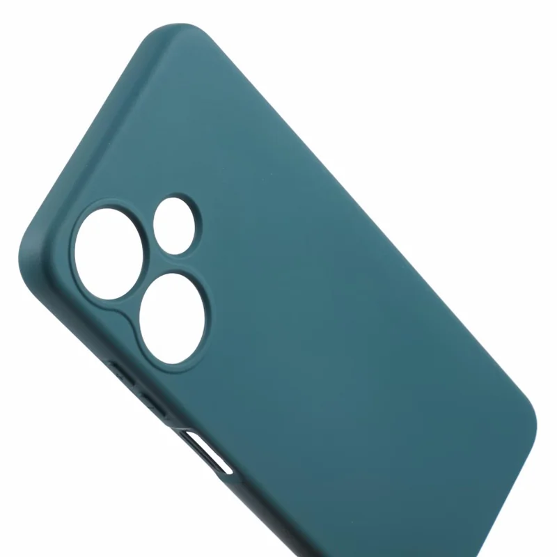 For Infinix Hot 30i Case Liquid Silicone 2.0mm Arc Edge TPU Phone Cover - Midnight Green