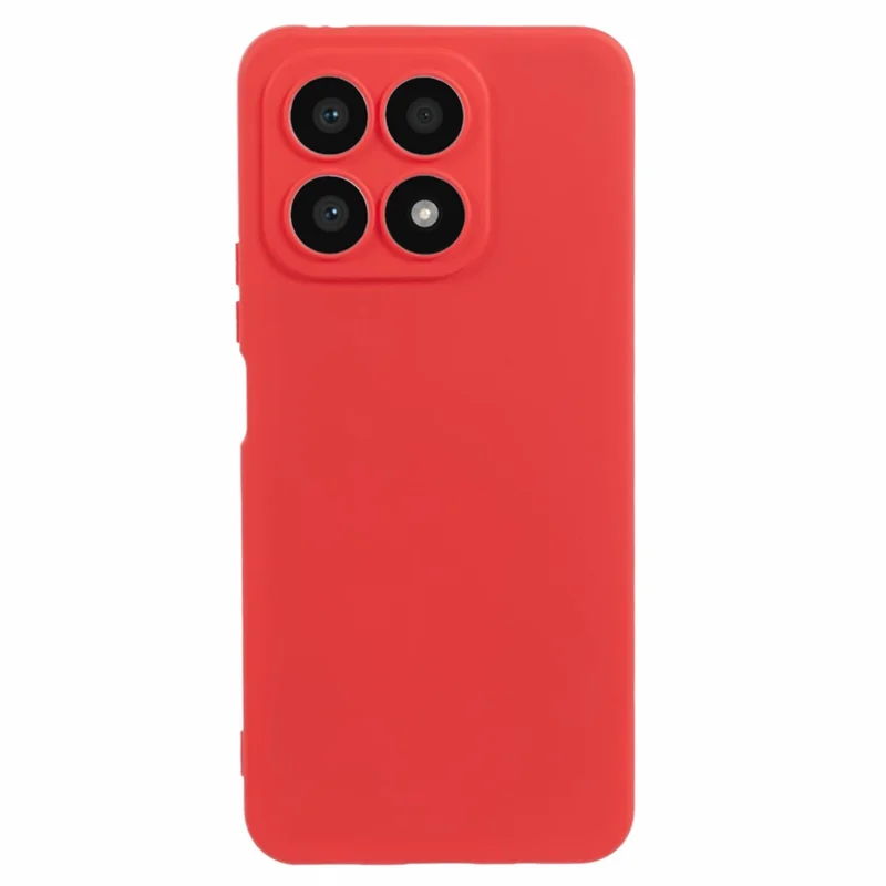 For Honor X8a 4G TPU Case 2.0mm Thickness Bump Proof Phone Cover - Red