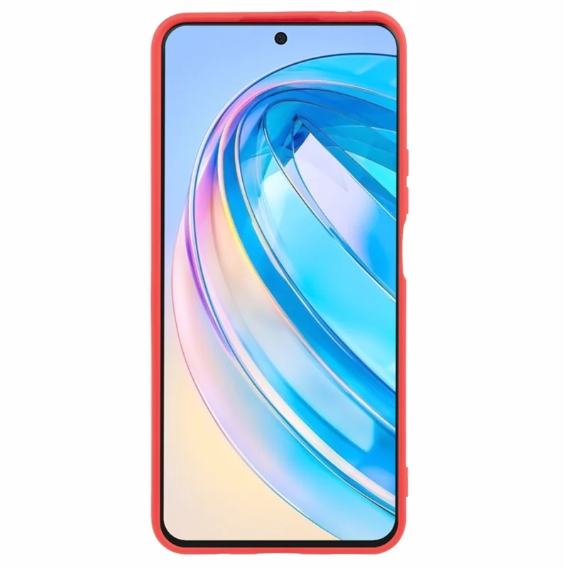 For Honor X8a 4G TPU Case 2.0mm Thickness Bump Proof Phone Cover - Red