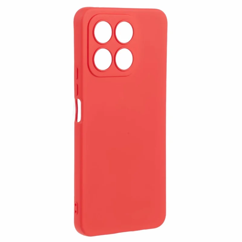 For Honor X8a 4G TPU Case 2.0mm Thickness Bump Proof Phone Cover - Red