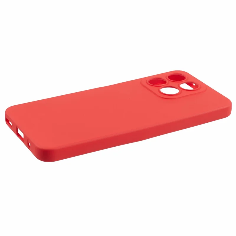 For Honor X8a 4G TPU Case 2.0mm Thickness Bump Proof Phone Cover - Red